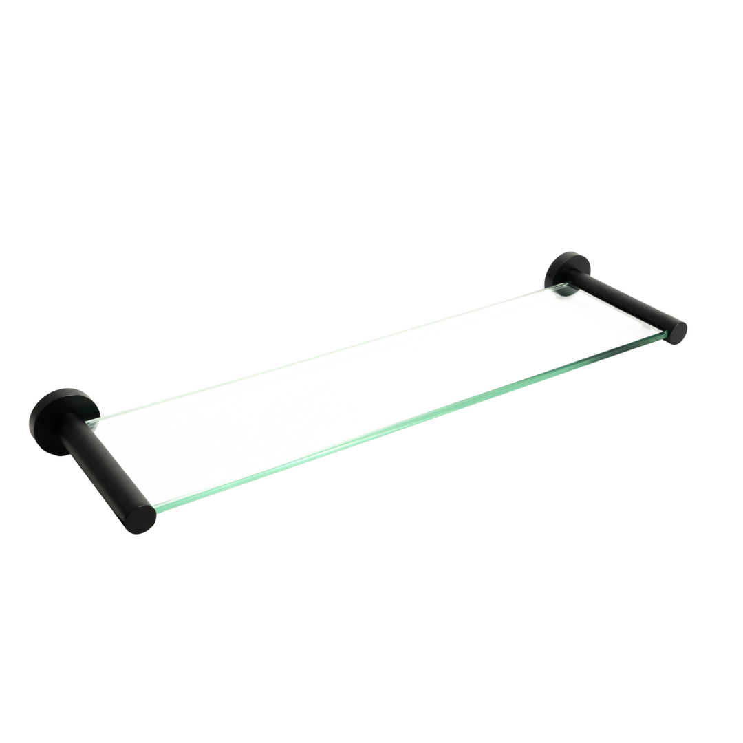Aspire Within Glass Shelf Matte Black