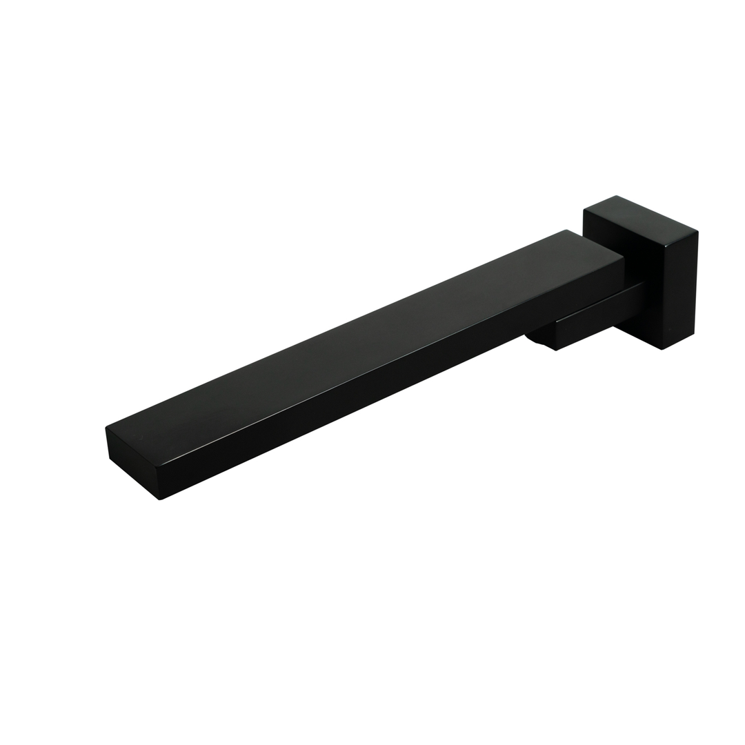 Aspire Midnight Bath Outlet Swivel Matte Black