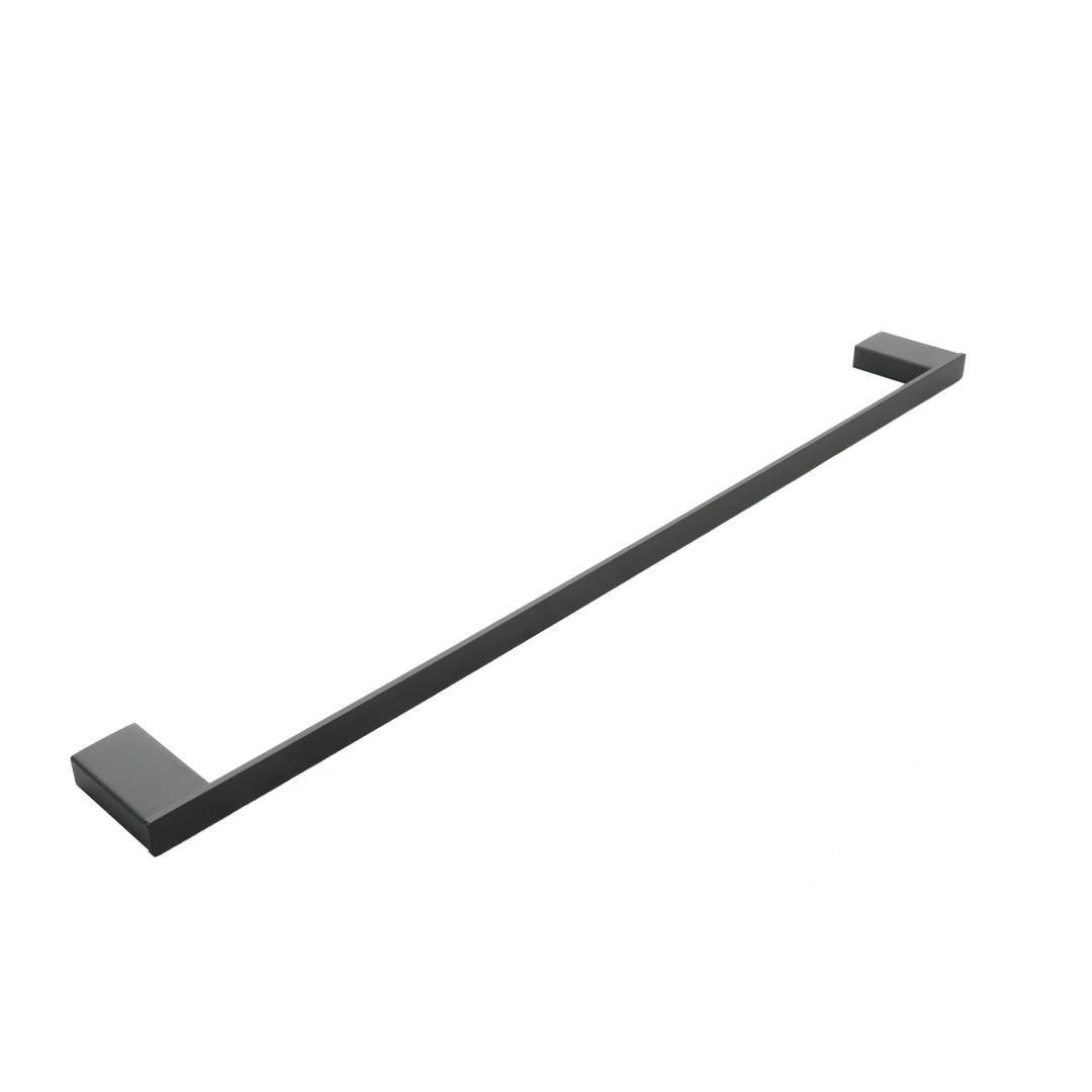 Aspire Midnight 750Mm Single Towel Rail Matte Black