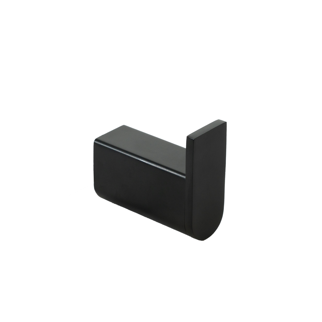 Aspire Midnight Robe Hook Matte Black