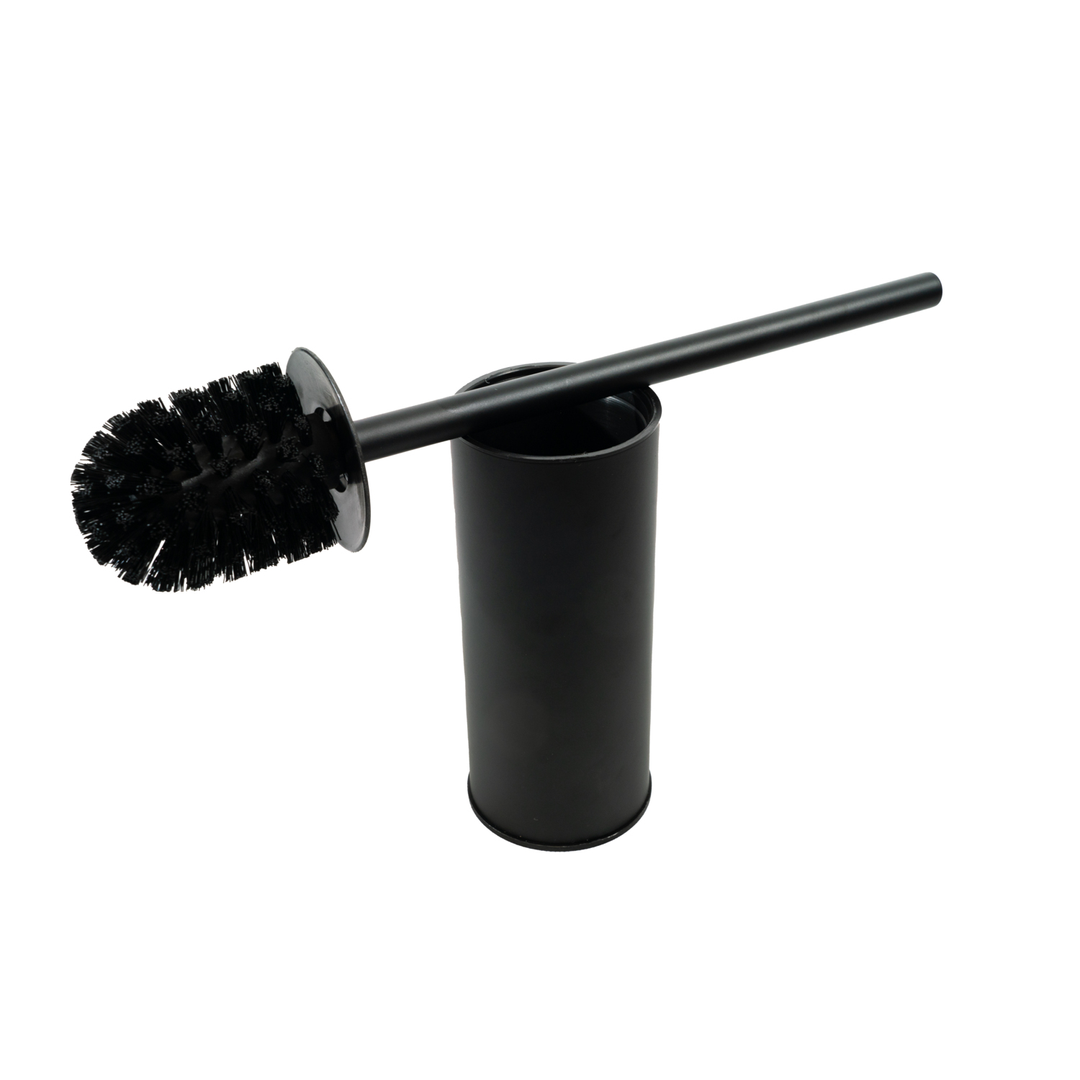 Aspire Within Toilet Brush & Holder Round Matte Black