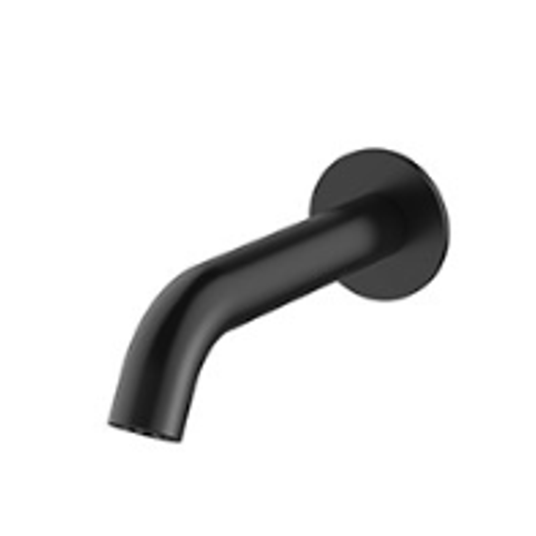 Axus Round 150Mm Wall Mounted Spout Matte Black
