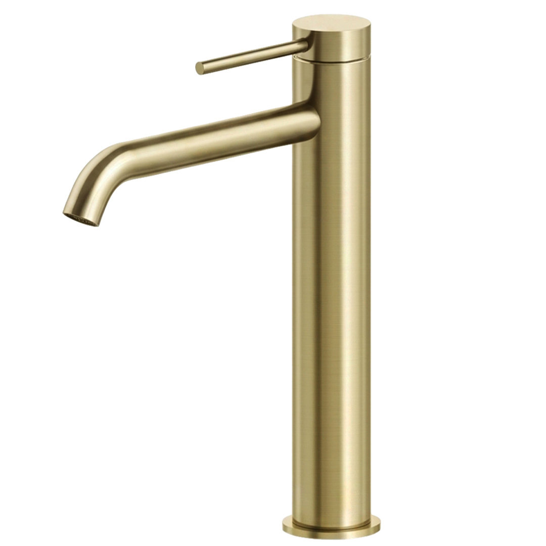 Streamline Volis Ext. Height Vessel Mixer Champagne Brass Pvd