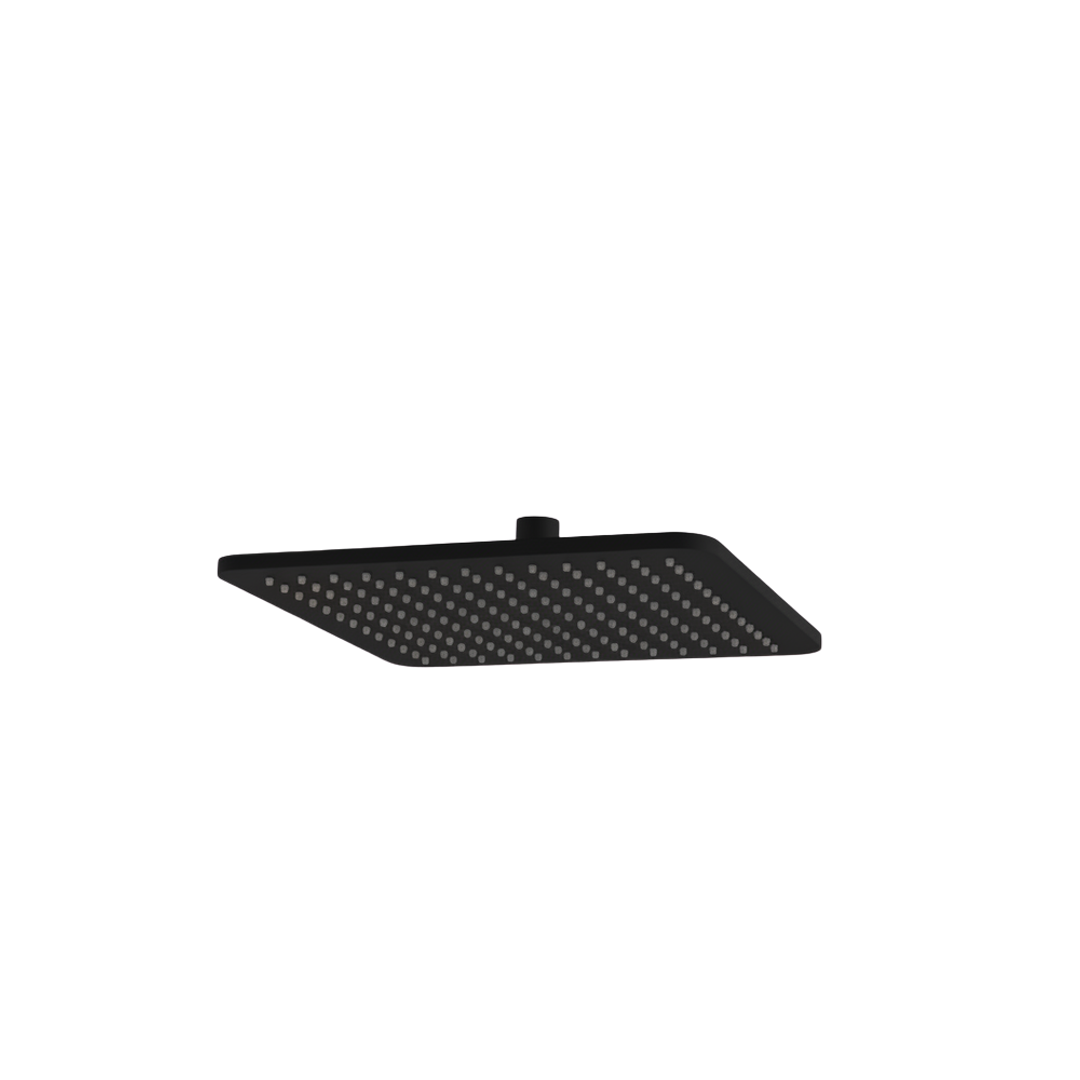 Arcisan 250Mm X 250Mm X 6Mm Brass Squareline Shower Head Matte Black