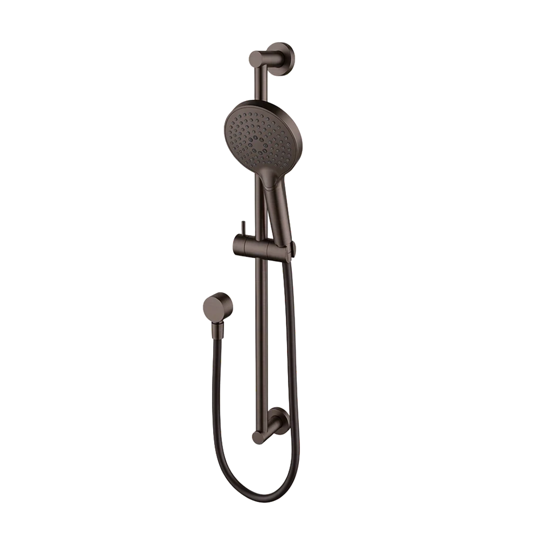 Streamline Venn Fusion Air Push Button Hand Shower With Slide Rail 4 Star_Brushed Nickel
