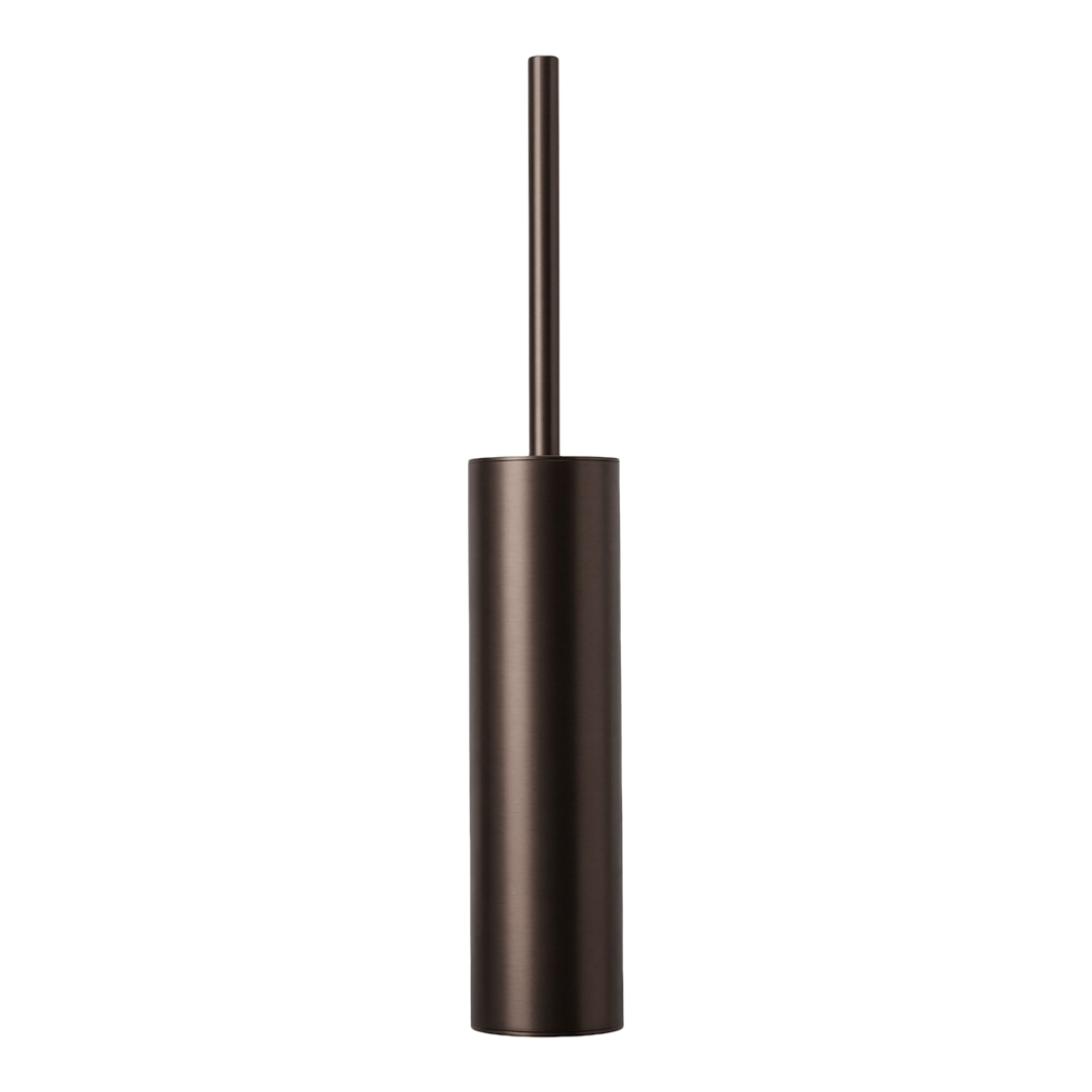 Streamline Arcisan Round Wall Mount / Floor Standing Toilet Brush Holder Dark Bronze Pvd