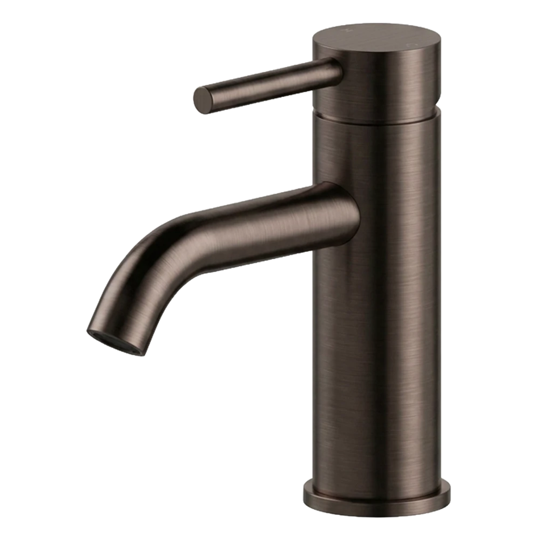 Streamline Axus Pin Lever Basin Mixer Dark Bronze Pvd