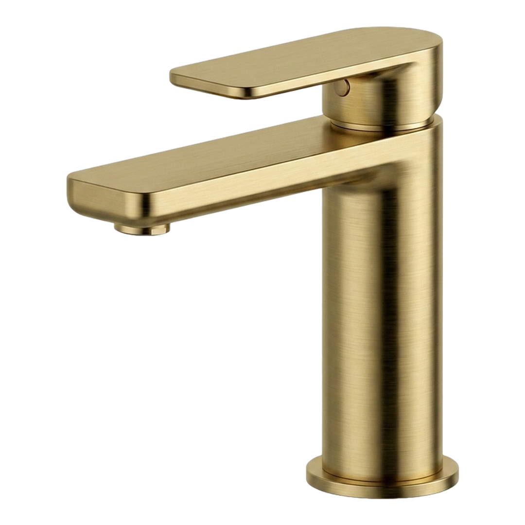 Streamline Kibo Basin Mixer Brushed Brass