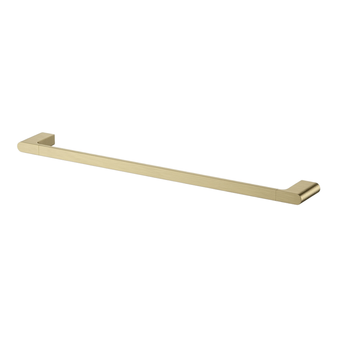 STREAMLINE KIBO SINGLE TOWEL RAIL 60CM BRUSHED BRASS