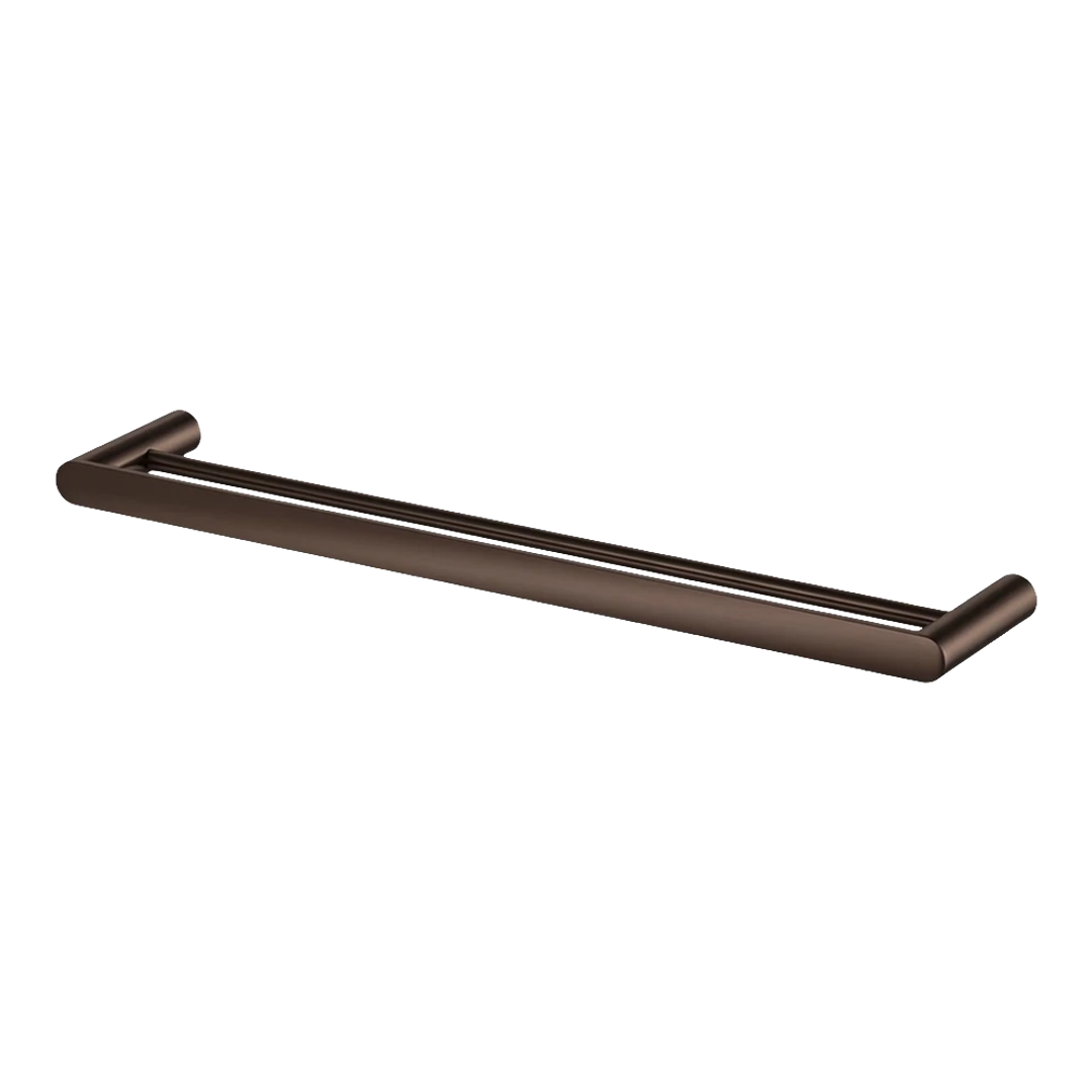 Streamline Maro Double Towel Rail 60Cm Dark Bronze Pvd
