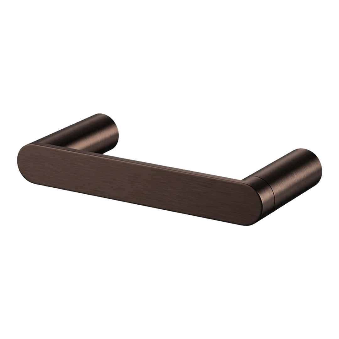 Streamline Maro Double Post Toilet Roll Holder Dark Bronze Pvd
