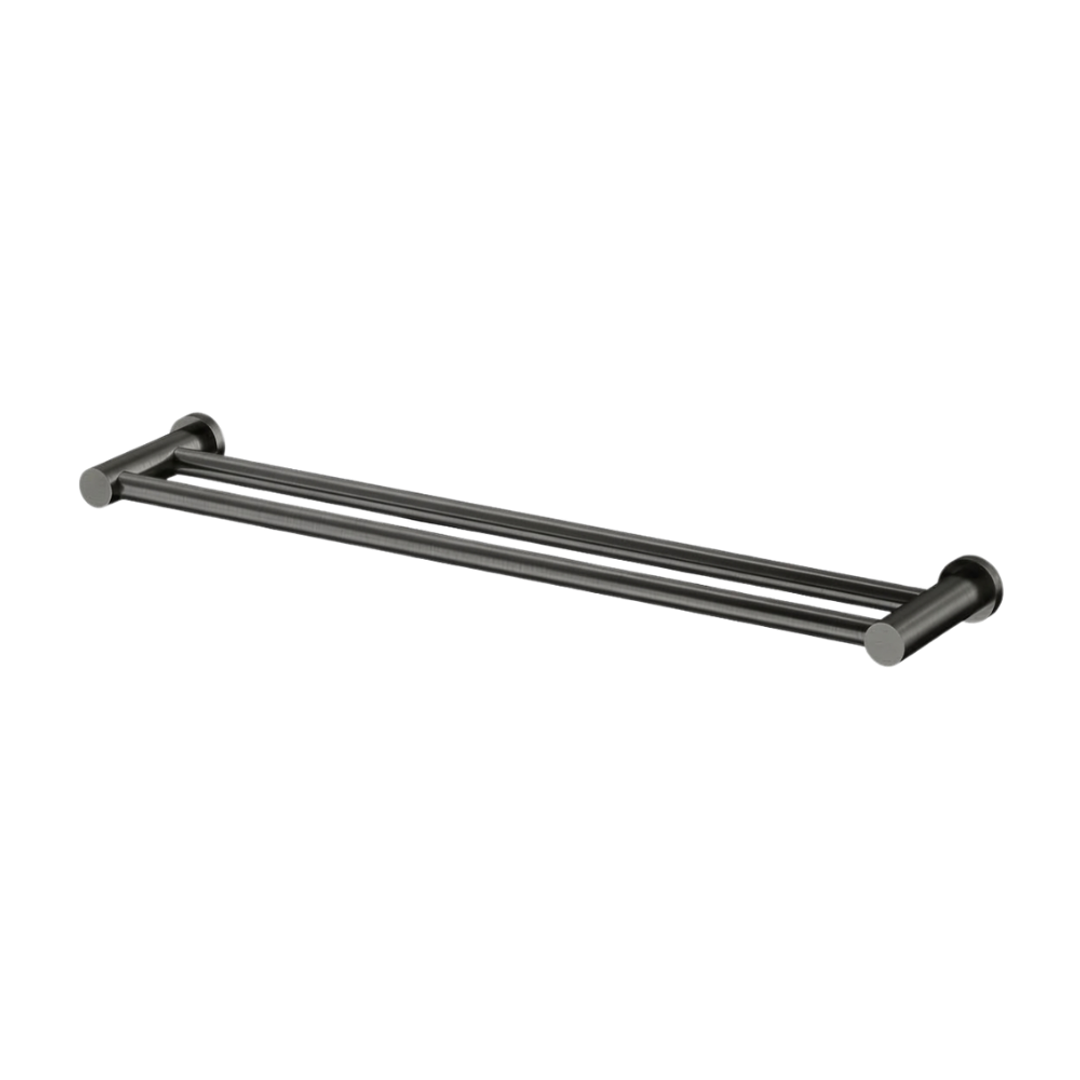 Streamline Venn Double Towel Rail 60Cm Brushed Iron Pvd