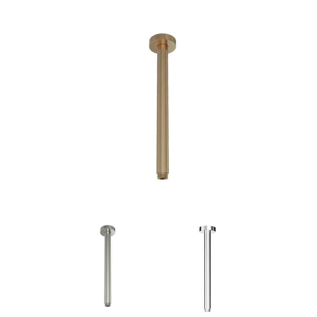 Aspire Air 300Mm Shower Ceiling Arm Brushed Brass