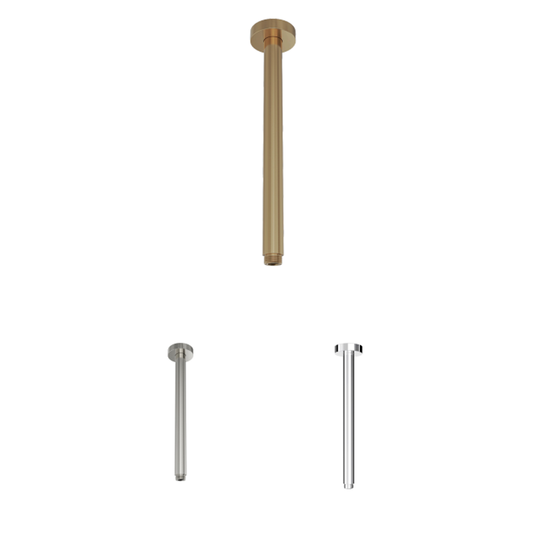 Aspire Air 300mm Shower Ceiling Arm Brushed Brass