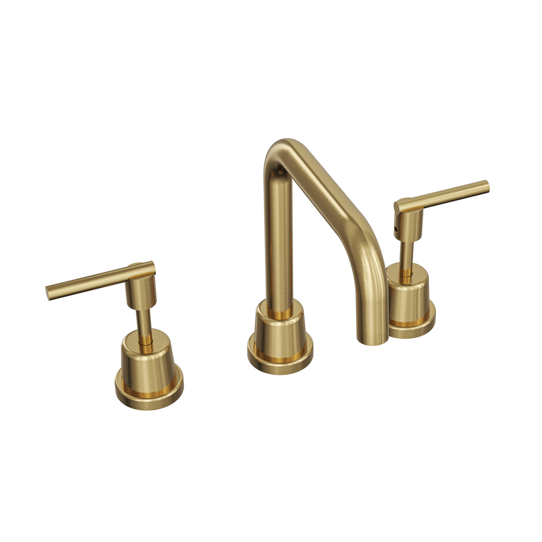 Aspire Air Lever Handle 3 Piece Basin Set Brushed Brass