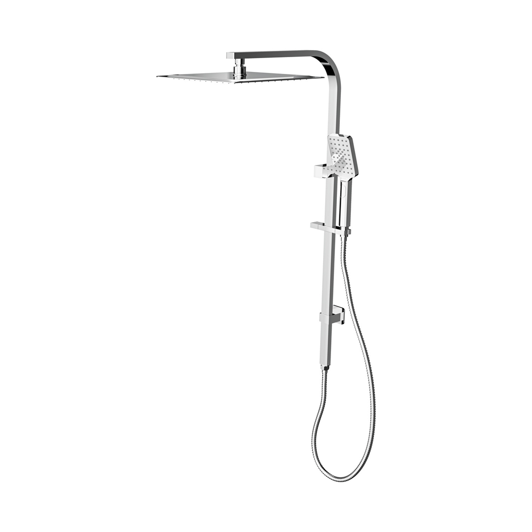 Aspire Nuovo Overhead Shower With Arm (300mm Head 400mm Arm) Chrome