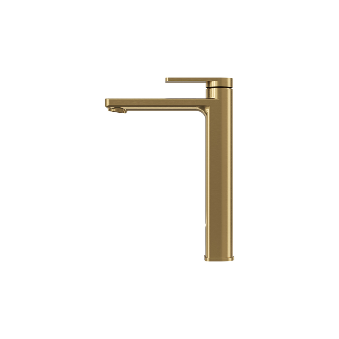 Aspire Nuovo Tall Basin Mixer Brushed Brass