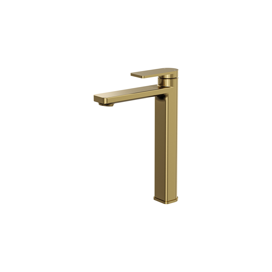 Aspire Nuovo Tall Basin Mixer Brushed Brass