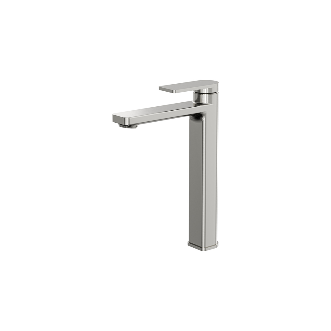 Aspire Nuovo Tall Basin Mixer Brushed Nickel