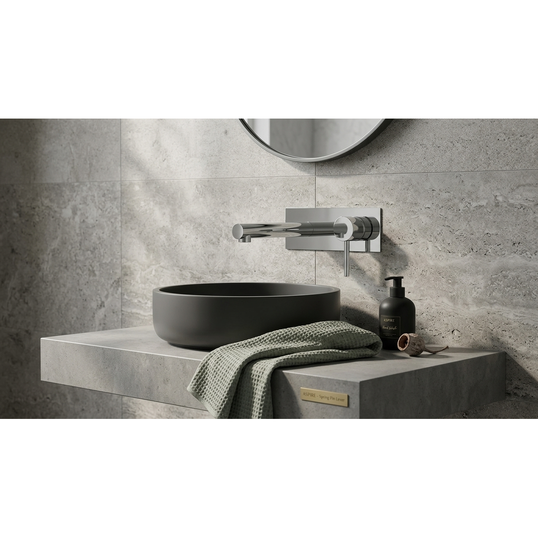 Aspire Spring Pin Lever Basin/Bath Combo Mixer