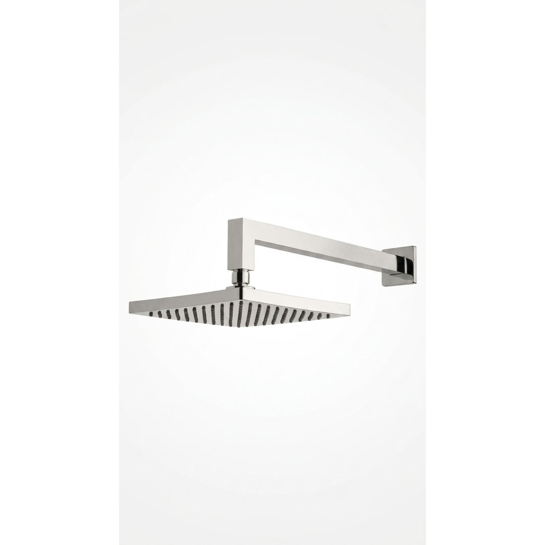 Aspire Unity Horiz. Wall Shower 200mm Abs Squ Rose 400 Arm