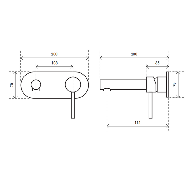 Aspire Within Pin Lever Basin/Bath CoMatte Blacko Mixer Matte Black