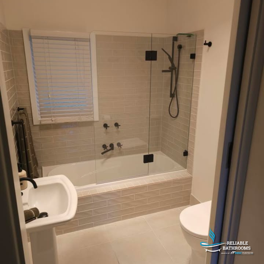 Aspire Within Shower Rail Shower Round Matte Black