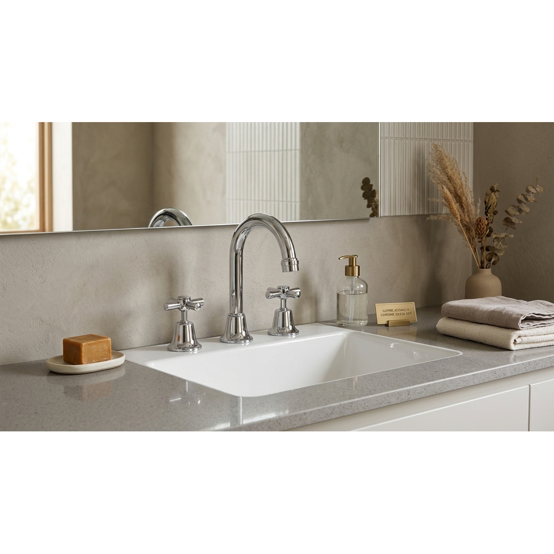 Aspire Zodiac II - Chrome Basin Set