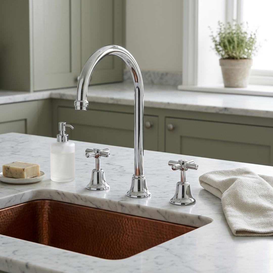Aspire Zodiac II Chrome Hob Sink Set