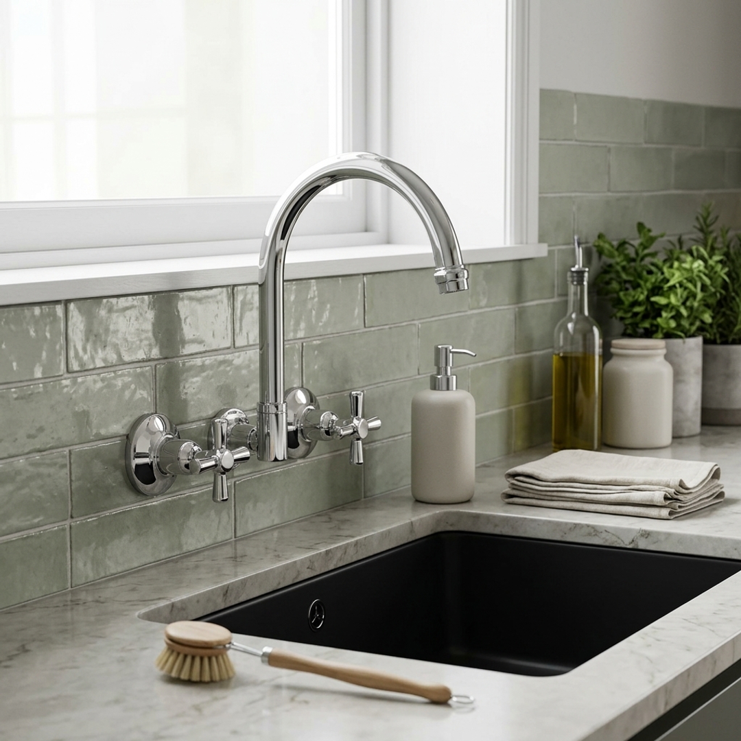 Aspire Zodiac Ii Chrome Wall Sink Set