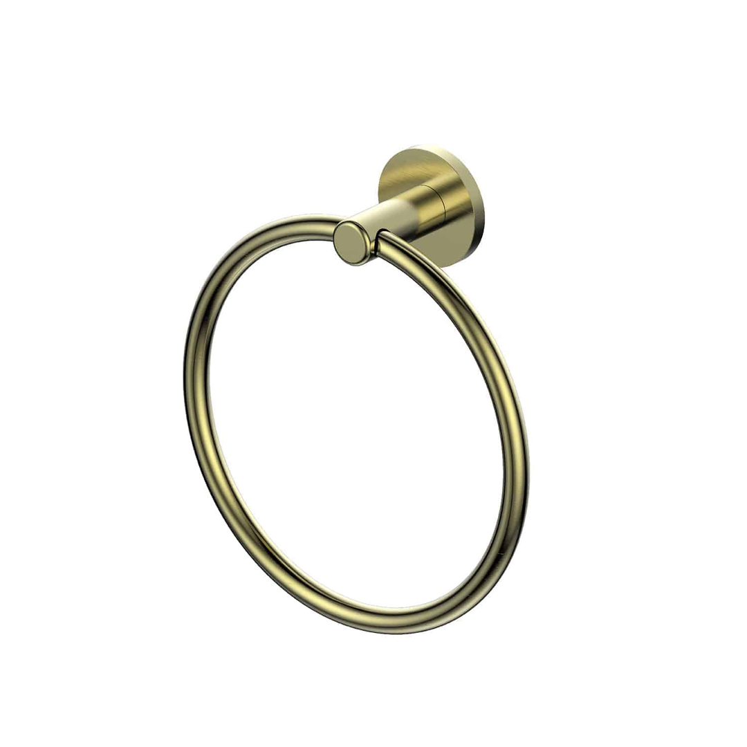 Greens Zola Towel Ring Brushed Brass