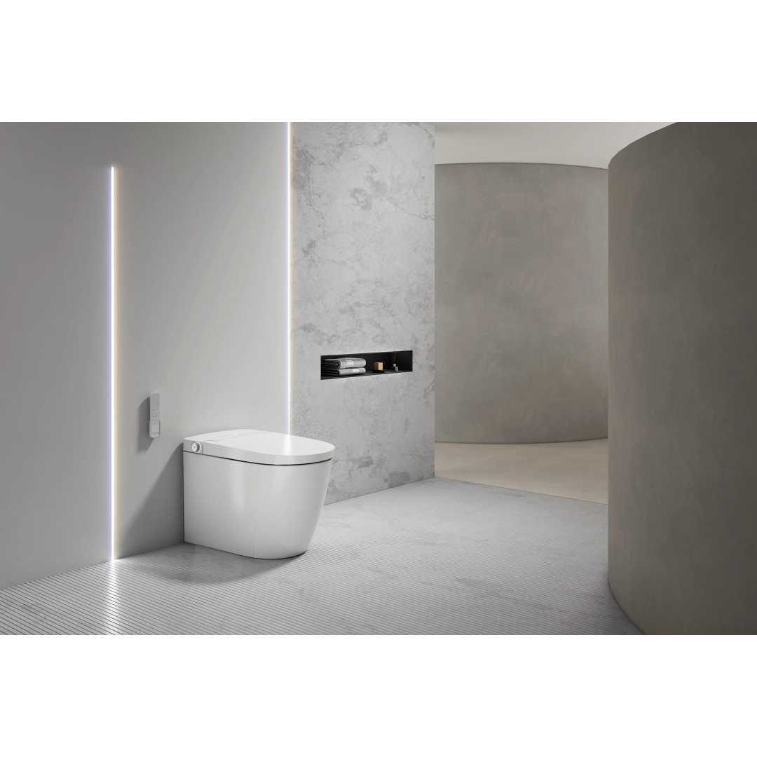 Johnson Suisse Avanzo Smart Toilet Wall Faced Rimless Suite
