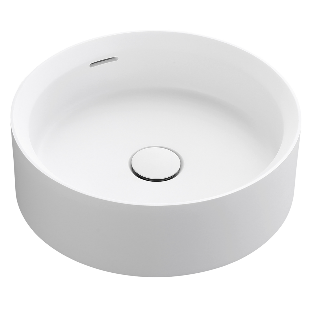 Bella Vista Thyra Basin Matte White 380 X 380 X 125Mm