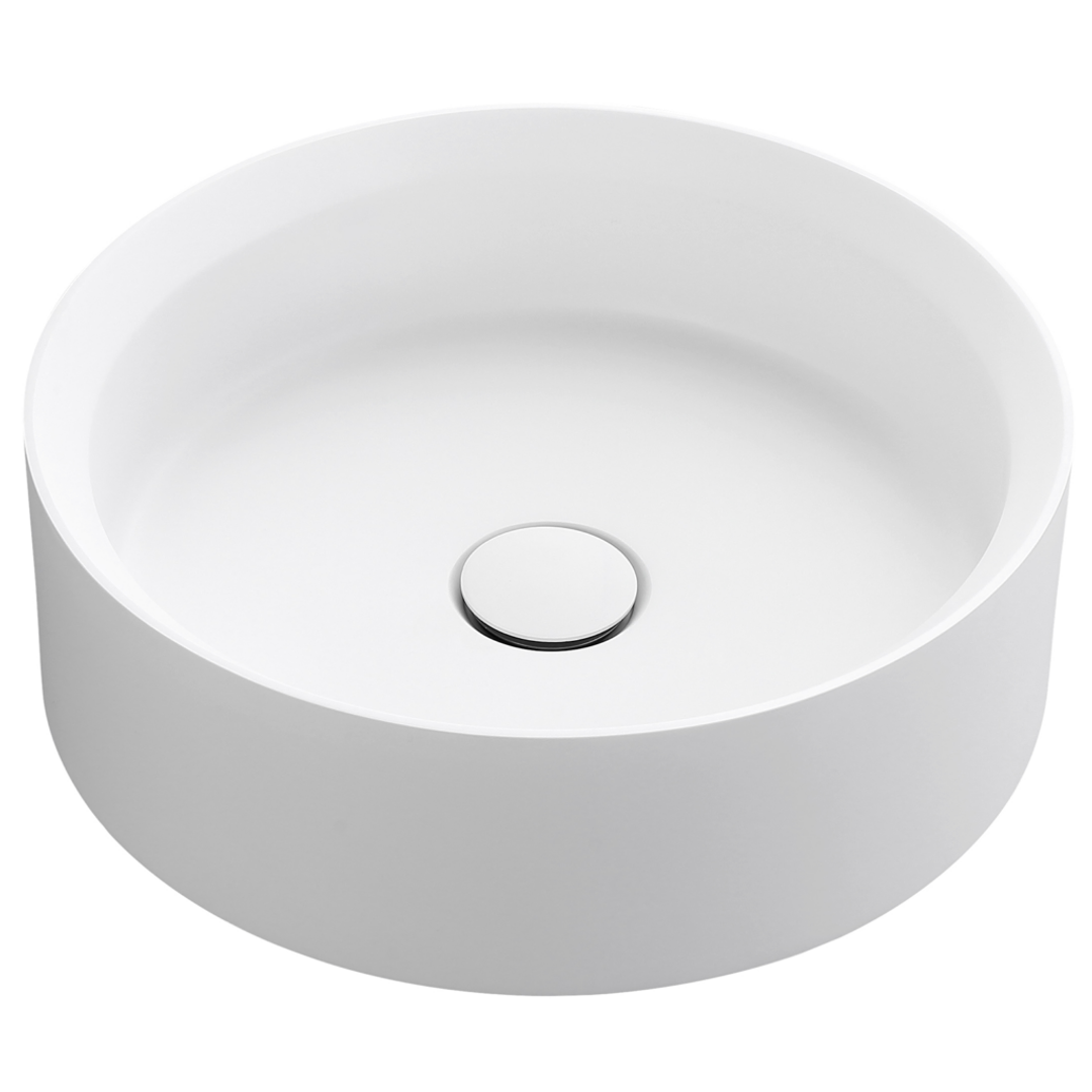 Bella Vista Thyra Basin Matte White 380 X 380 X 125Mm