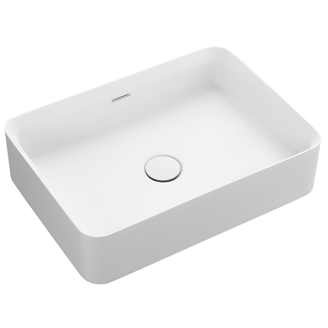 Bella Vista Astera Basin Matte White 500 X 360 X 120Mm