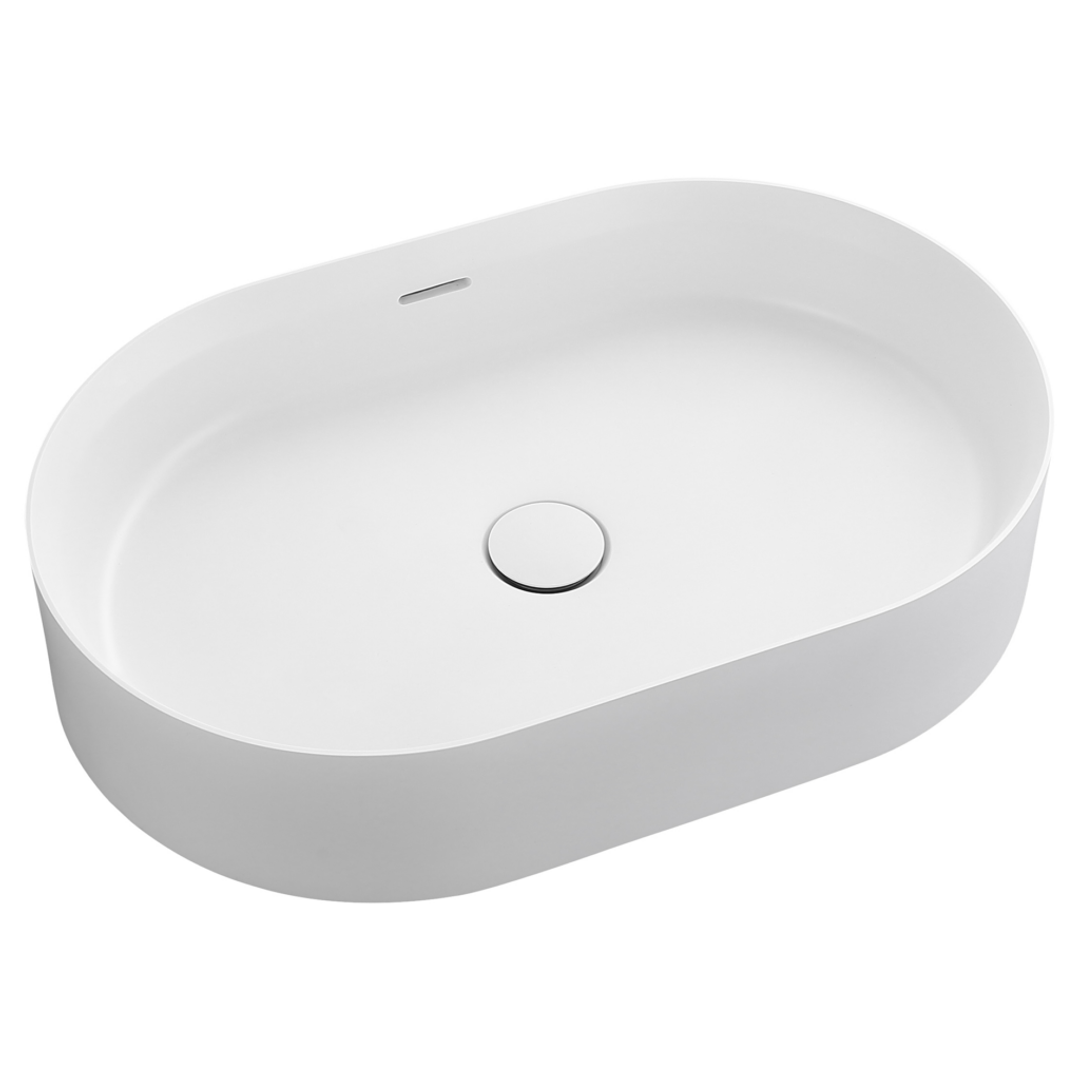 Bella Vista Idra Basin Matte White 580 X 380 X 120Mm