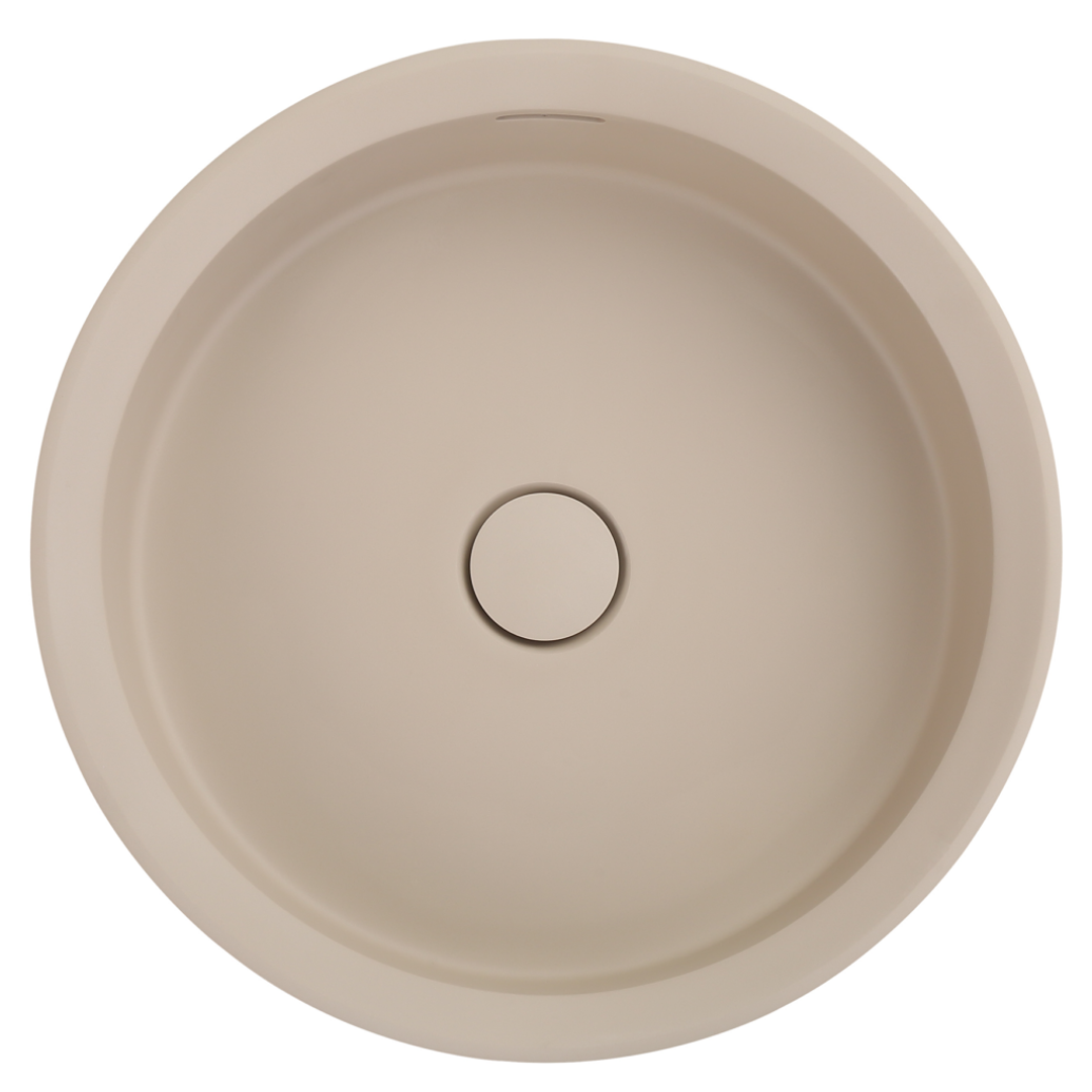 Bella Vista Calypsa Semi-Inset Basin Latte 430 X 430 X 135Mm