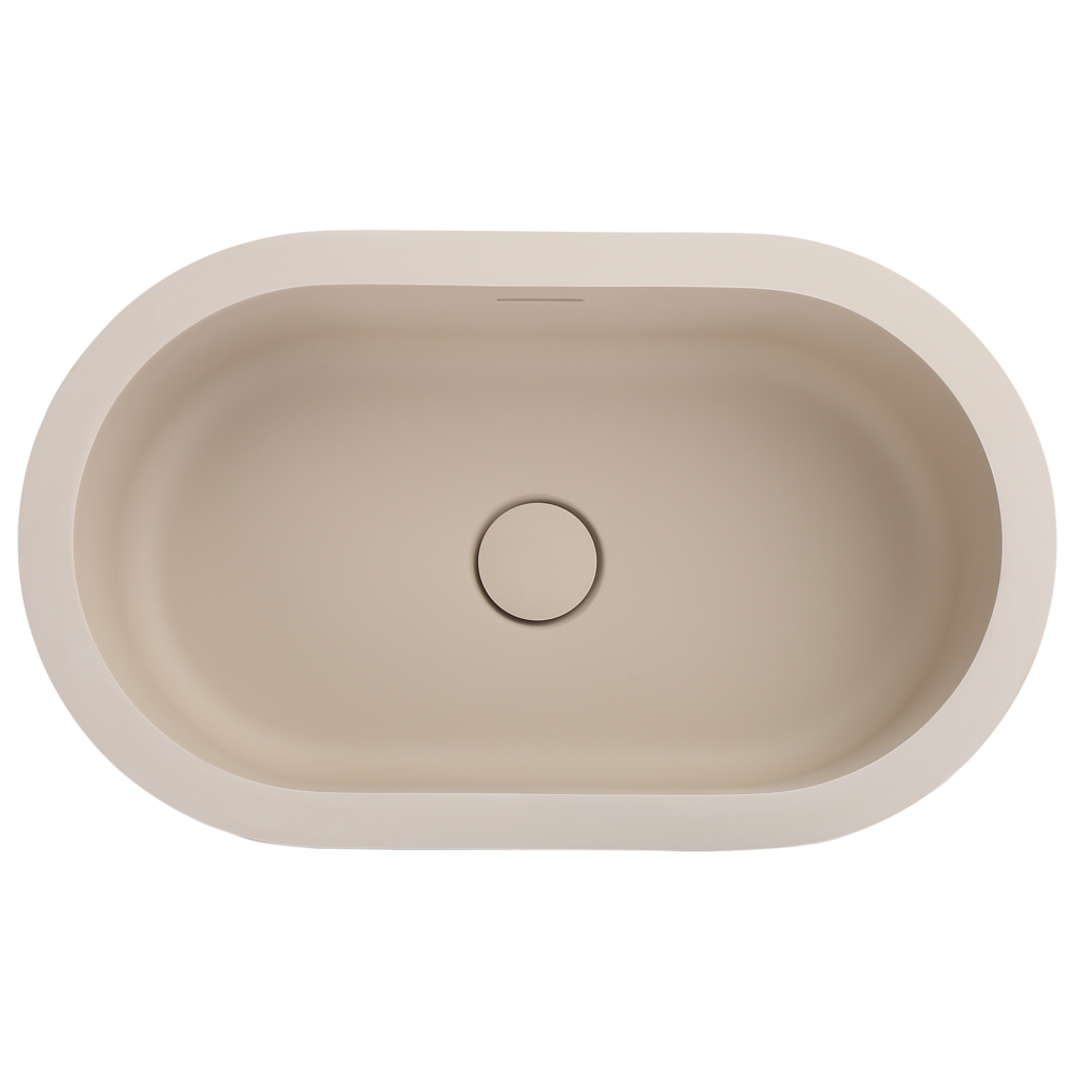 Bella Vista Doros Undermount Basin Latte 530 X 320 X 168Mm