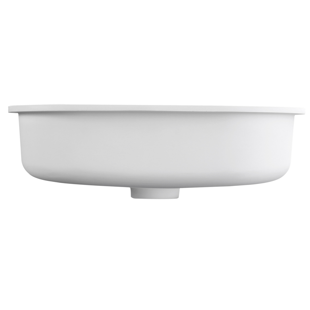 Bella Vista Doros Undermount Basin Matte White 530 X 320 X 168Mm