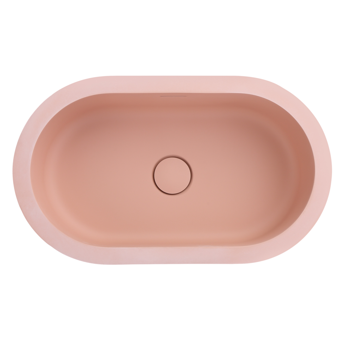 Bella Vista Doros Undermount Basin Rose 530 X 320 X 168Mm