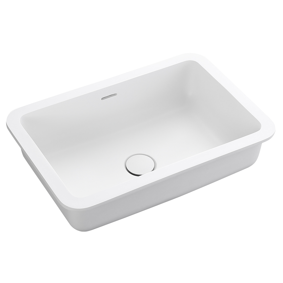 Bella Vista Thalios Undermount Basin Matte White 530 X 360 X 168Mm