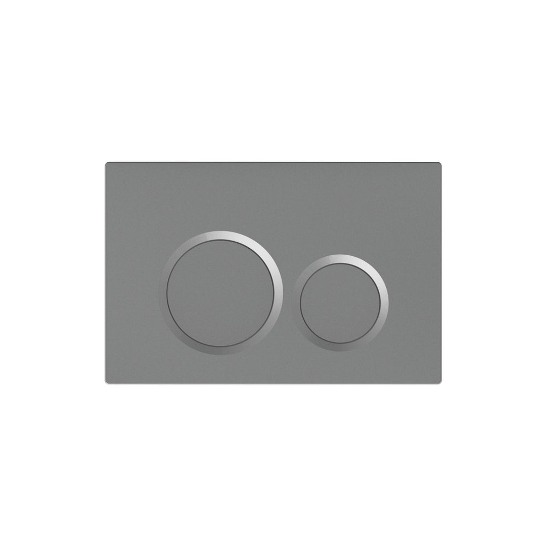 Belbagno Dual Flush Plate Abs Gunmetal Bb-1201-Ab-Gm