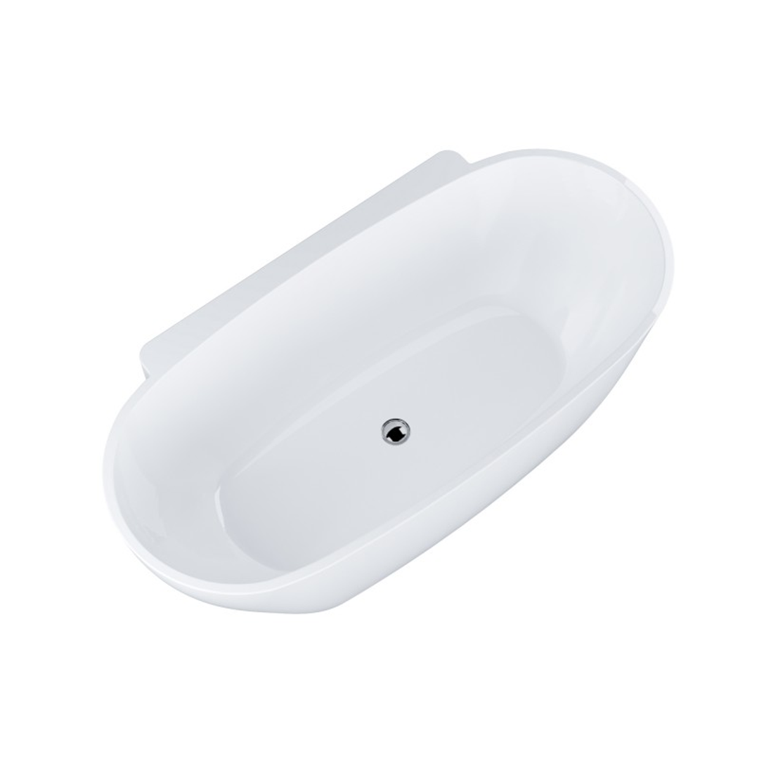 Belbagno Palermo Freestanding Bath Gloss White 1650mm