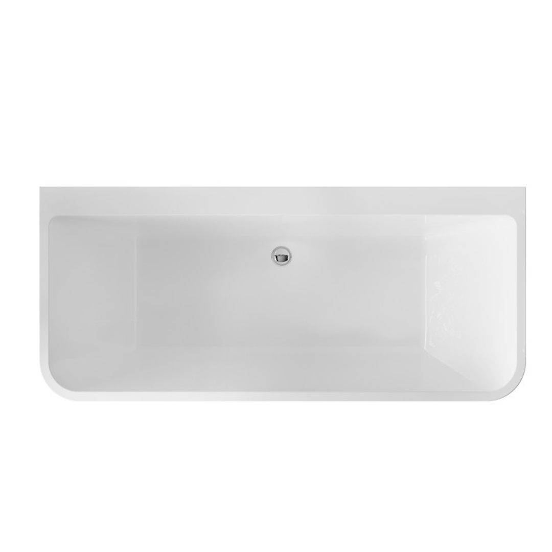 Belbagno Alto Freestanding Bath Gloss White 1500mm