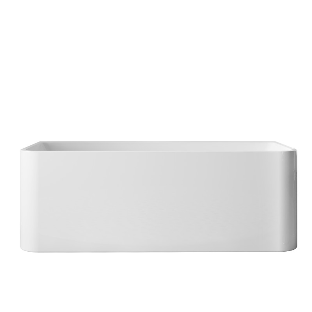 Belbagno Alto Freestanding Bath Gloss White 1500mm