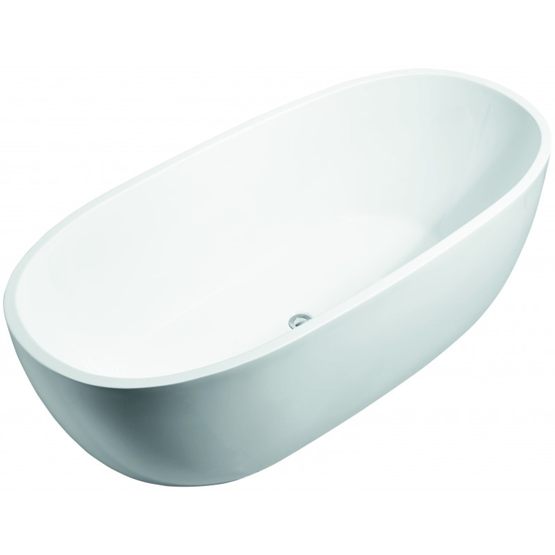 Belbagno Ally Freestanding Bath Gloss White 1700mm