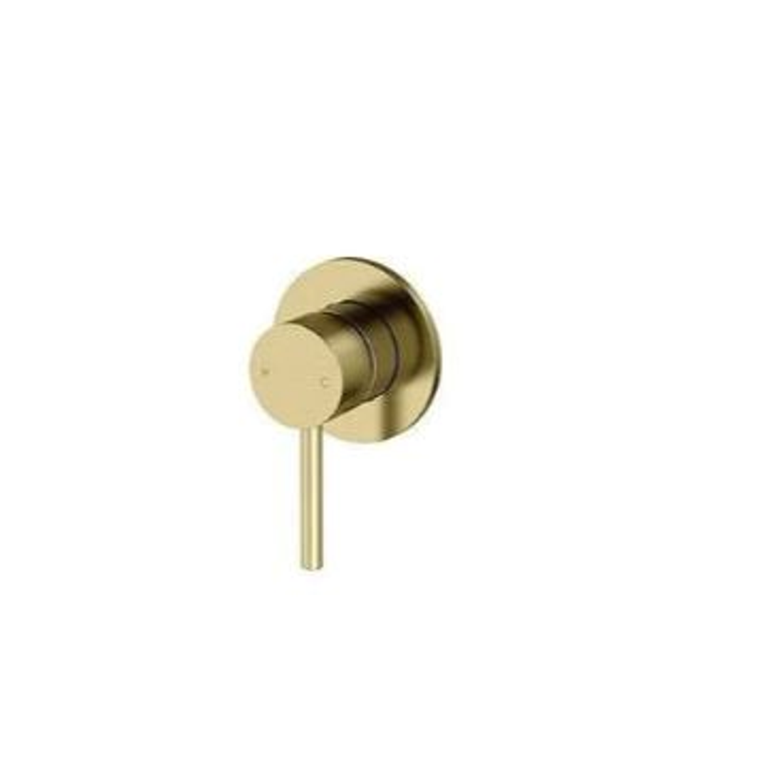 Streamline Axus Pin Lever Bath/Shower Mixer Brushed Brass *External Only*
