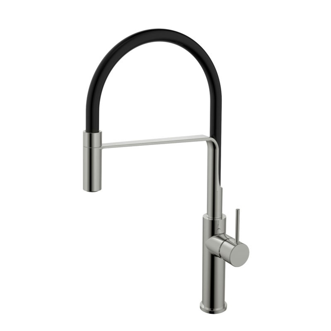 BELLA VISTA IKON HALI PULL OUT SINK MIXER BRUSHED NICKEL
