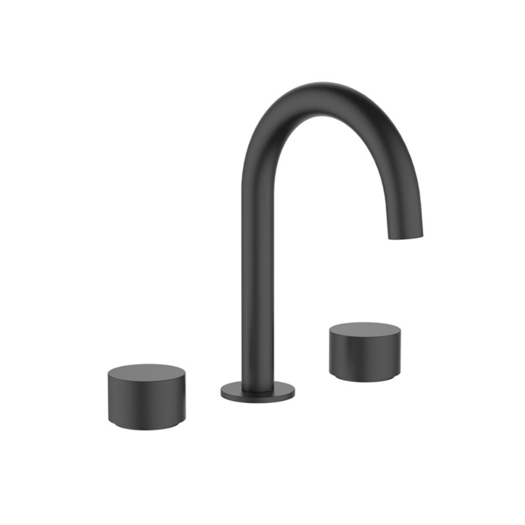 Bella Vista Capri Simply Round Spindles And Spout Basin Black