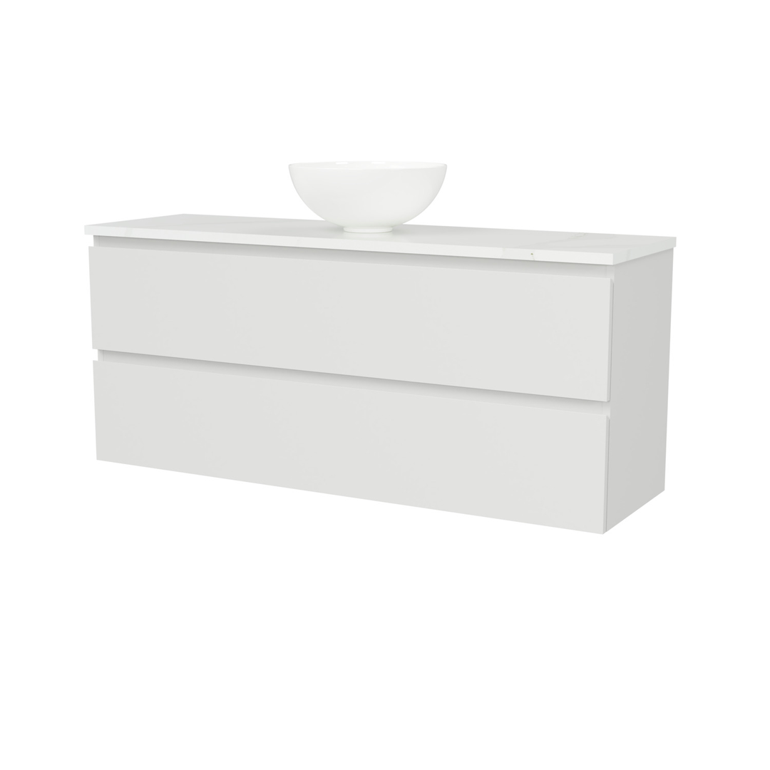 TIMBERLINE BILLIE VANITY 1200MM CENTRE WG BASIN SILKSURFACE AC TOP WALL HUNG